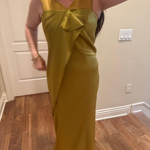 St. John’s Greenish/Gold Dress Brand New! - Picture 15 of 16